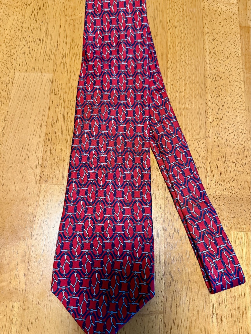 Men's Vintage Bert Pulitzer "Collectors Edition" Equestrian Stirrup Silk Tie 🐴💼